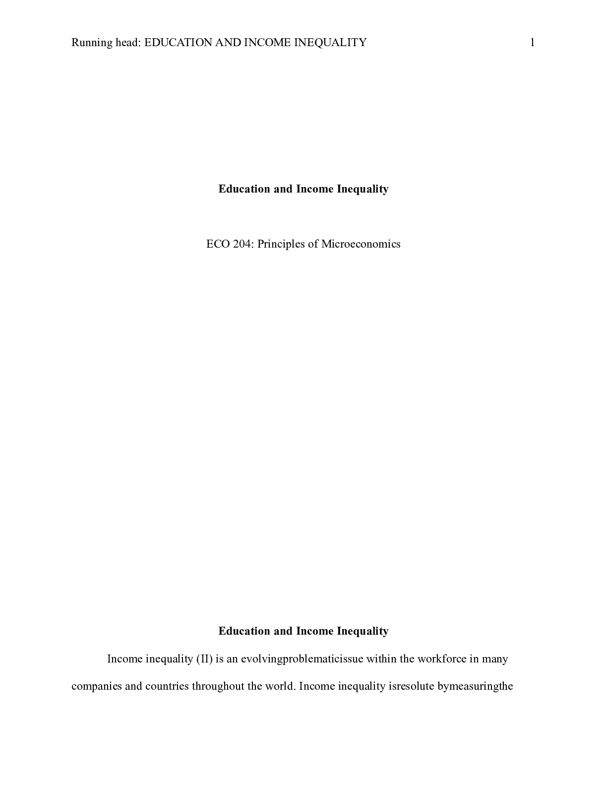 Preview image of ECO 204 Week 5 Final Paper.docx document